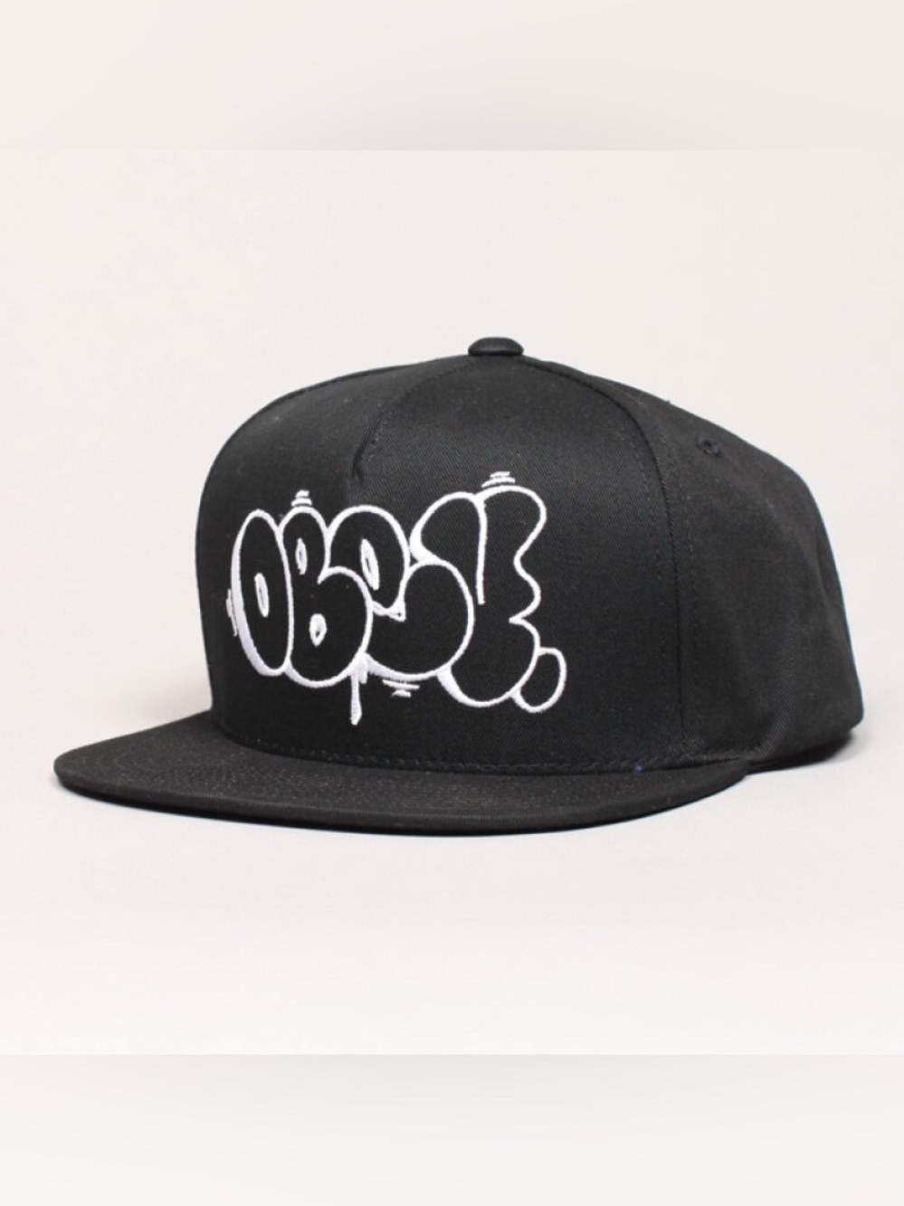 EUC Obey x COPE 2 Vintage Snapback Hat in Black/White